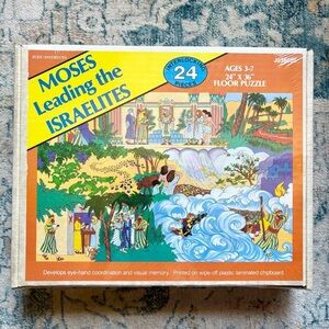 NEW JUDY/INSTRUCTO MOSES Leading the Israelites 24” x 36” Floor Puzzle Bible